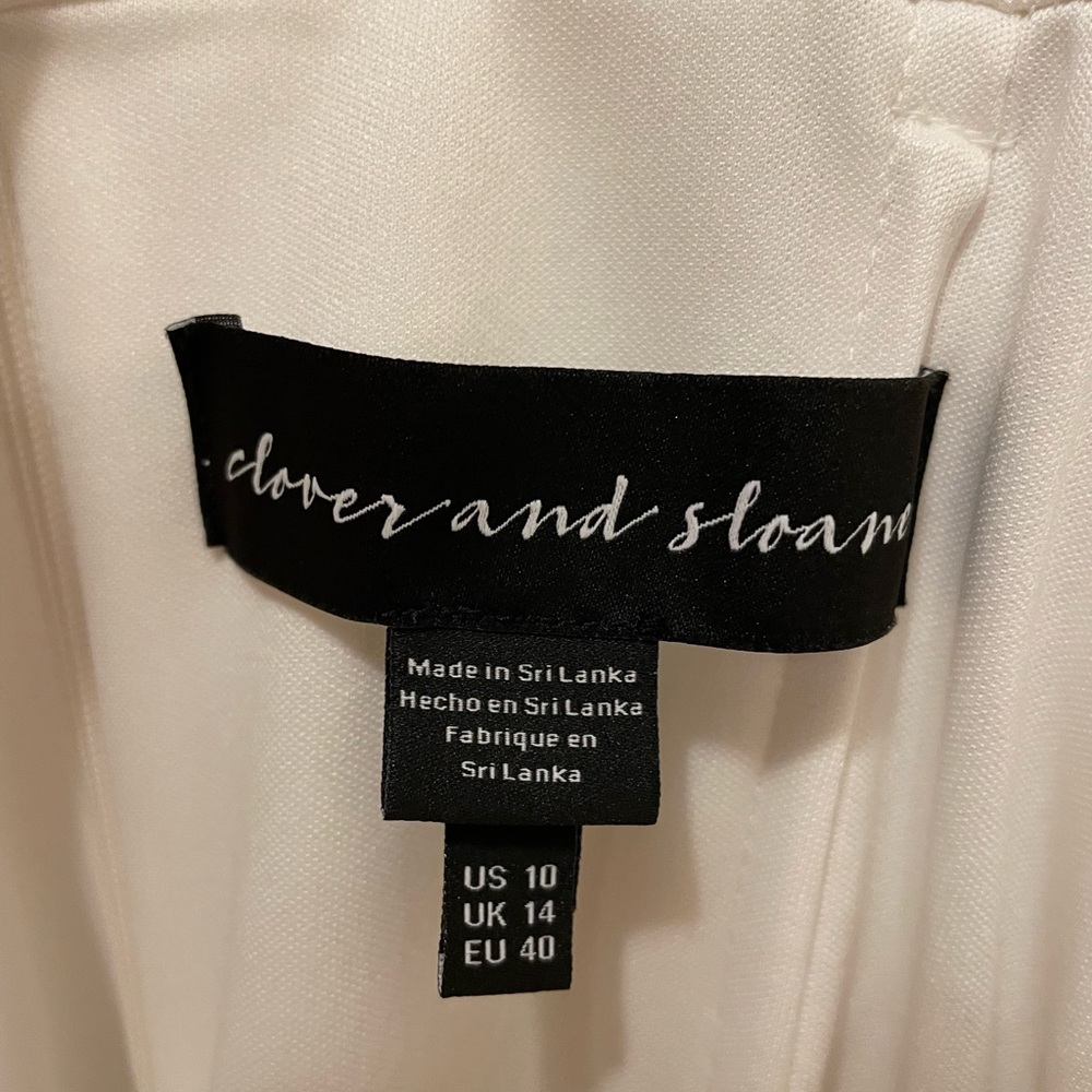 White Mini Ruffle Dress - Picture 6 of 6